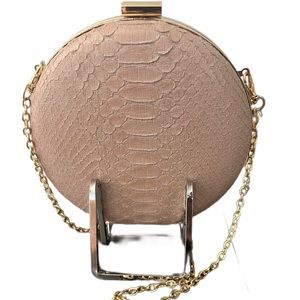 Pink circle crossbody